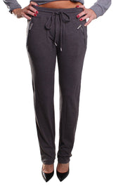 MICHAEL Michael Kors Womens Smocked Wb Zip Pocket Pant Derby XS x One Size